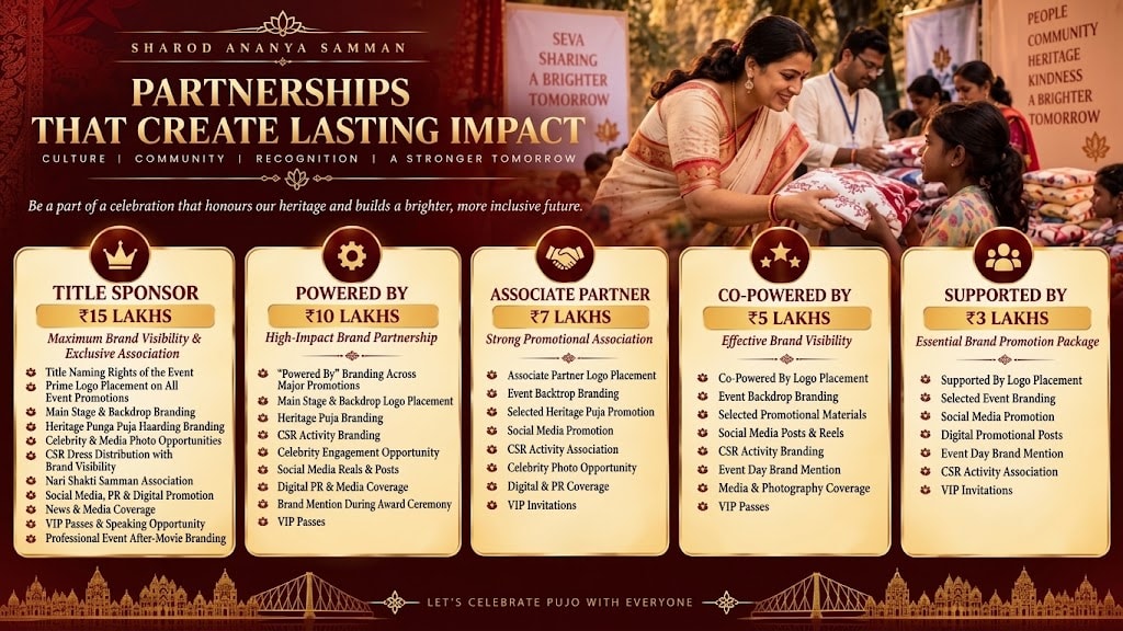 Sharod Ananya Samman Season 3 — sponsorship opportunities